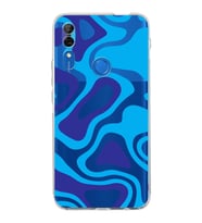 PrintiFy Huawei P Smart Z Uyumlu Kamera Korumalı Renkli Desen Tasarımlı Şeffaf Silikon Kılıf
