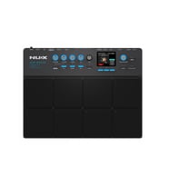 NUX DP-2000 Pad Elektronik Perküsyon (Profesyonel - Sampling Pad) 8 Adet Hıza Duyarlı Vuruş Pedi, USB Üzerinden Sample Yükleme, Renkli Ekran ve Efekt İşlemci Ölçüler: 408 x 314 x 62 mm