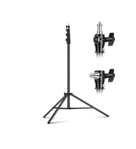 Ayex GP-400 Alüminyum Işık Ayağı – Hava Dampersiz, 400 cm, 8 kg Taşıma Kapasiteli Profesyonel Işık Ayağı (Siyah)