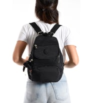 Ultra Hafif Çok Cepli Küçük Boy Sırt Çantası Unisex Siyah (Model: 571-4G)