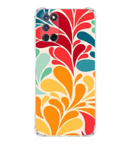 PrintiFy Oppo A72 Uyumlu Retro Color 5 Baskılı Şeffaf Köşe Korumalı Antişok Kılıf