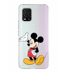 Xiaomi Mi 10 Lite Uyumlu Kapak Mickey Mouse Tasarımlı Şeffaf Silikon Kılıf