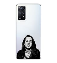 Redmi Note 11 Pro Uyumlu Lana Del Rey Desenli Şeffaf Telefon Kılıfı