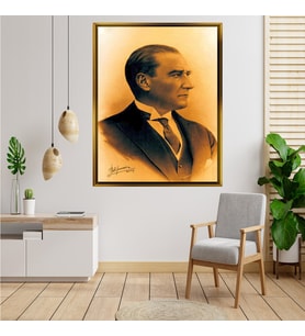 ÇERÇEVELİ ATATÜRK TABLO S141