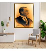 ÇERÇEVELİ ATATÜRK TABLO S141