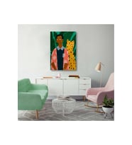 Kanvas Tablo Woman And Cat Dekoratif Kanvas Tablo 70 X 100