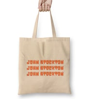 John Stockton- Basketball gifts Vintage Retro Rainbow Quotes For BOYS AND Dad Bez Çanta Uzun Saplı