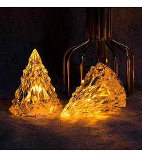 MİNİ IŞIKLI ÇAM AĞACI YILBAŞI AĞACI WARM LİGHT LED NOEL TREE KRİSTAL GÖRÜNÜMLÜ ÇAM AĞACI IŞIKLI ÇAM