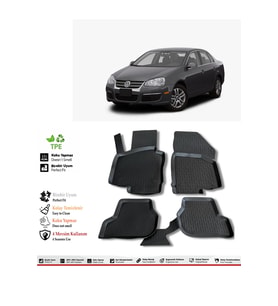 Volkswagen Jetta 2006 Model 4D Havuzlu Paspas