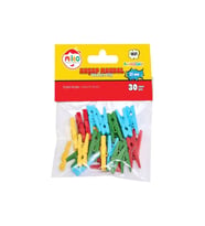 MİLEO AHŞAP RENKLİ 25MM MANDAL