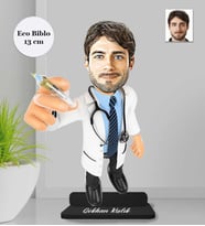 Kişiye Özel Doktor Erkek Ahşap Eco Biblo -8