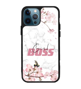 iPhone 13 Pro Uyumlu Sakura Girl Boss Tasarımlı Glossy Telefon Kılıfı