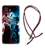 Huawei Nova Y70 Y90 Nova 9 SE  Kılıf Boyun Asklı Rasta Silikon Play Me 1757