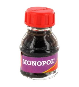 Monopol Çini Mürekkebi Cam Şişede Kırmızı