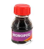 Monopol Çini Mürekkebi Cam Şişede Kırmızı