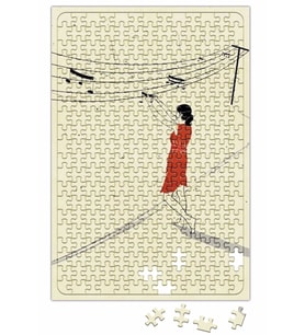 Nota Asan Kadın Puzzle 240 Parça Yapboz
