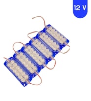 10 Adet 12 Volt 2.4 Watt 12 SMD Ledli Animasyonlu Mavi Çakar Modül