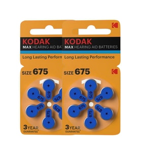 PR 44 675 İşitme Cihaz Pili 6'lı 2 Paket Kodak PR44Kulak Cihazı Pili 6'lı 2 Paket (Beyaz)