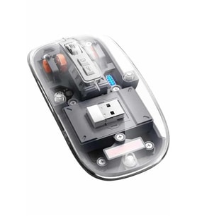 Kablosuz Mouse Fare Şarjlı Bluetooth Wireless Çift Modlu Sessiz