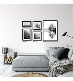 Çerçeveli Doku Efektli Tablo Seti 120x70 cm