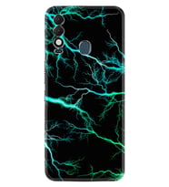 Tecno Spark 8T Kılıf Silikon Desen Özel Seri Green Thunder 1693
