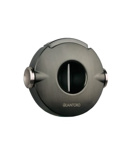Quantoro Gunmetal Çark Mekanizmalı V-Cut Puro Makası Kesici (Karışık)