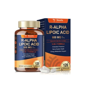 Totaria Healt R Alpha Lipoic Acid 600mg Vegan 120 Capsul.(Ösg Özel Sporcu Gıdaları)