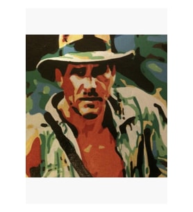 Indiana Jones Tablo Ahşap Poster Dekoratif