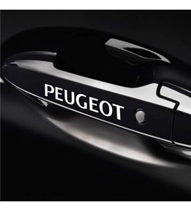 Peugeot Kapı Kolu Sticker 10Adet MD2