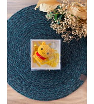 Amigurumi Hediyelik Anahtarlık-Ayıcık POOH ÖZEL HEDİYE KUTULU -1ADET