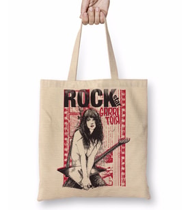 Grrrl Riot Rock Bez Çanta Uzun Saplı
