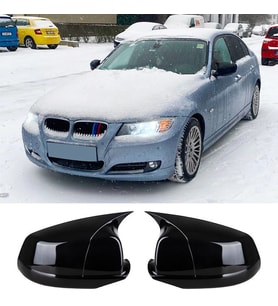 Bmw E90 Batman Yarasa Ayna Kapağı Piona Black ABS 2004-2008