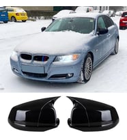 Bmw E90 Batman Yarasa Ayna Kapağı Piona Black ABS 2004-2008