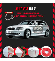 Bmw E87 Oto Araç Kapı Koruma Fitili 5metre Parlak Kırmızı Renk