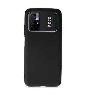 Xiaomi Poco M4 Pro 4g Kılıf First Silikon - Siyah