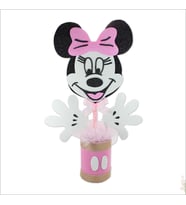 Minnie Mouse Masa Süsü, 45cm x 20cm - Pembe (STD)