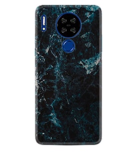 Reeder P13 Blue Max Lite Kılıf Desenli Silikon Blue Mix Mermer