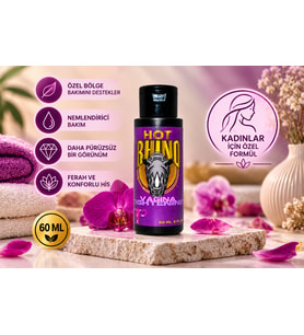 Hot Rhino Kadınlara Özel Bölge Bakım Kremi 60 ml