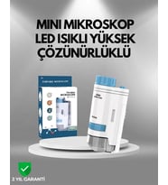 Abs Gövdeli Öğrenci Ve Hobi Mikroskobu – Mavi Renk