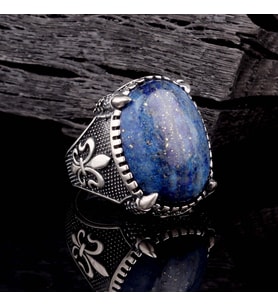 Gümüş Yüzük 925 Ayar Lapis Taşlı
