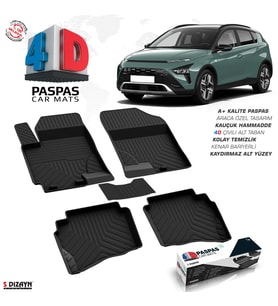 Hyundai Bayon 4D Havuzlu Paspas 2021-2024 A+Kalite