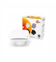 PLASTİK ASPİRATÖR 100 BEYAZ BANYO TUVALET HAVALANDIRMA ASPİRATÖRÜ 12W EBT-100SB (5680)