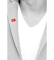 Türkiye Bayarğı Simgesi Altın Renkli Rozeti