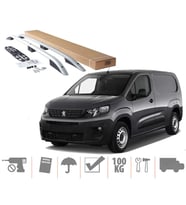 Peugeot Rifter Maxi Van Üst Port Bagaj Tavan Çıtası Gri