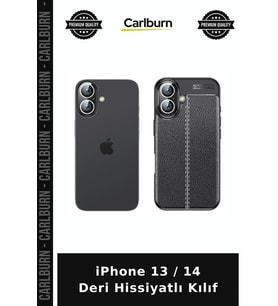 iPhone 13 / 14 Deri Hissiyatlı Kılıf Telefon Koruma