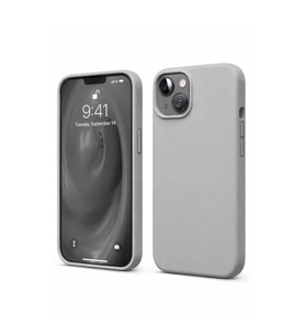 Apple iPhone 14 Kılıf First Silikon - Gri