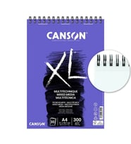 CANSON XL MİXED MEDİA MULTİ-TEKNİK SPİRALLİ RESİM DEFTERİ BLOĞU 300 GR. A3 30 YP. - FT200807216