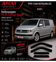 Volkswagen T5/T6 Cityvan Sport (2003-2017) 4'lü Mugen Cam Rüzgarlığı