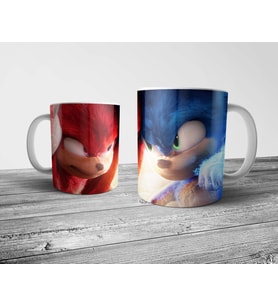 Pixxa Sonic 2 - The Hedgehog Kirpi  Kupa Bardak Model 3