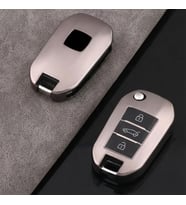 Peugeot 301 Citroen C-Ellyse Berlingo 2024 Anahtar Oto Anahtar Kumanda Kabı Gri
